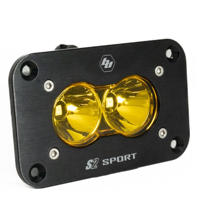S2 Sport Black Flush Mount LED Auxiliary Light Pod - Universal - Goliath Off Road