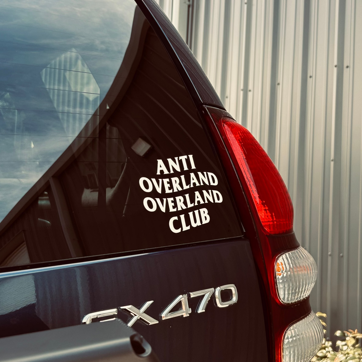 Overland Sticker Anti Overland Overland Club Sticker — Goliath Off Road
