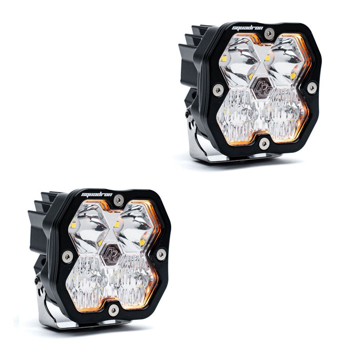 Baja Design Squadron 2.0 Sport Black LED Auxiliary Light Pod - Universal - Goliath Off Road