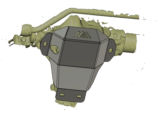 DIFFERENTIAL SKID PLATE - INEOS GRENADIER | QUARTERMASTER - Goliath Off Road