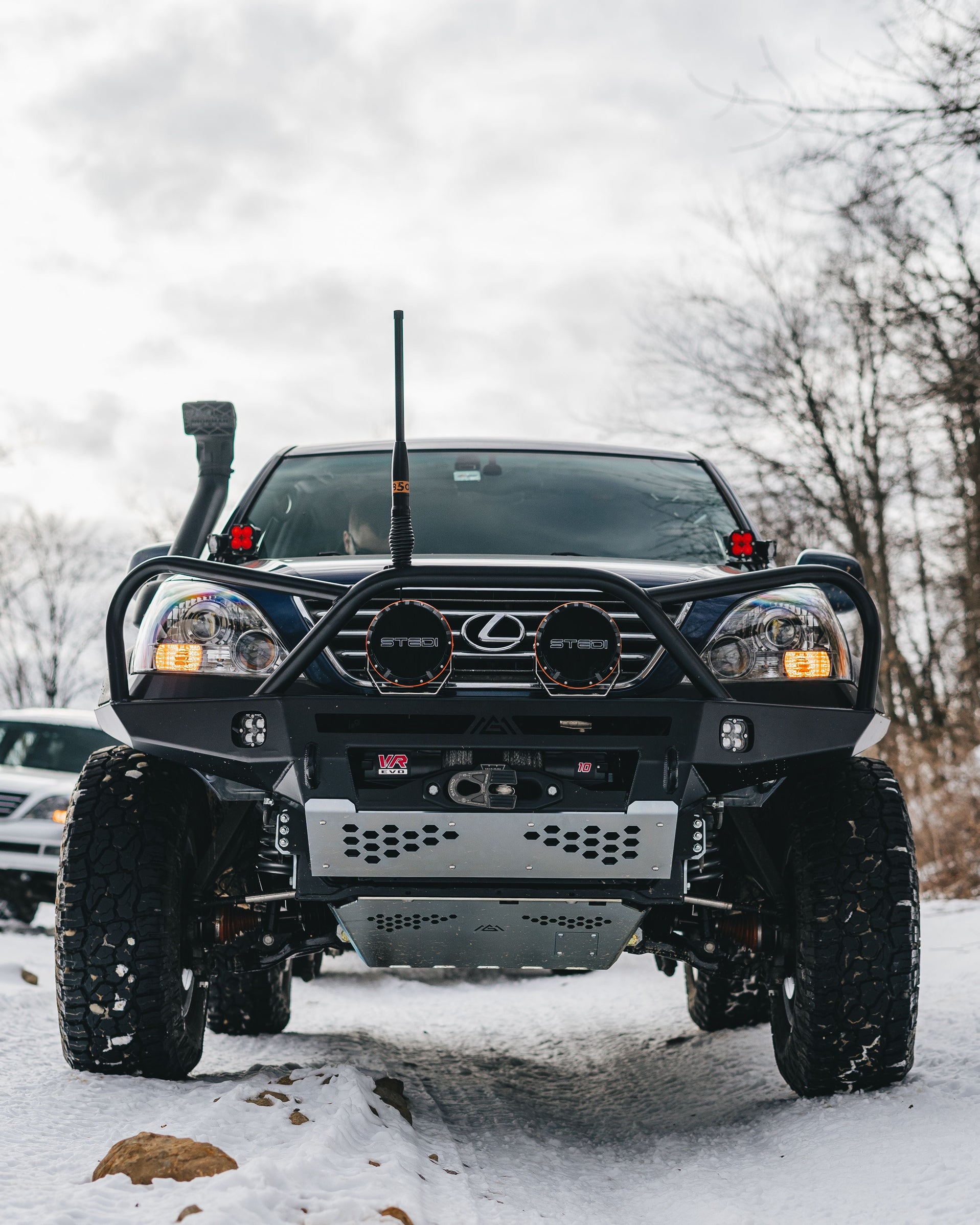 Goliath Off Road Enduro Series Front Winch Bumper — GX470
