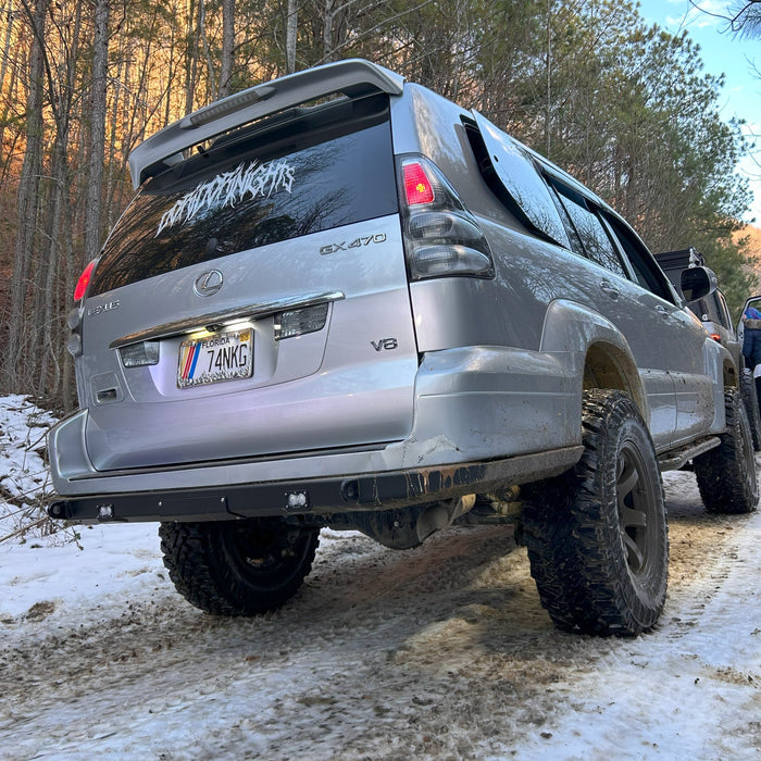 GX470 REAR LOW PROFILE MODULAR BUMPER - Goliath Off Road