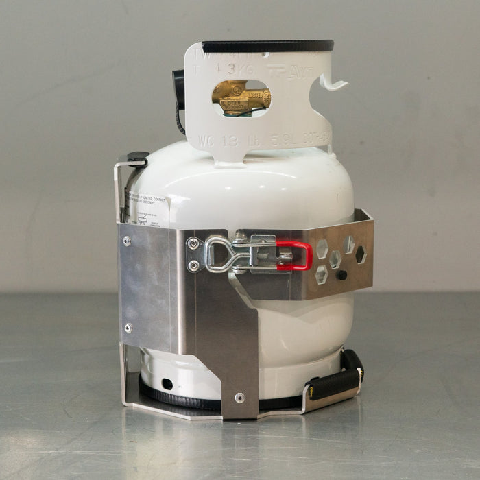 LIGHTWEIGHT PROPANE TANK MOUNT - 5 LB - Goliath Off Road