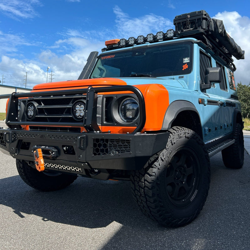 MODULAR FRONT WINCH BUMPER | INEOS GRENADIER / QUARTERMASTER - Goliath Off Road