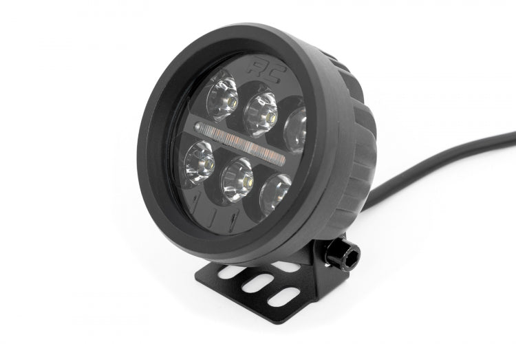 3 inch round amber led lights
