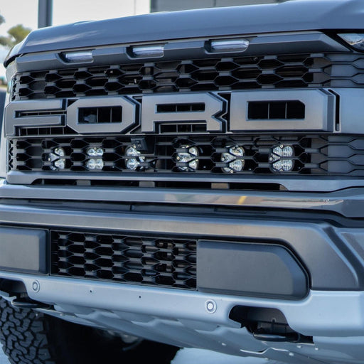 Ford Squadron Pro Behind Grille Light Kit - Ford 2021-24 F-150; NOTE: Raptor - Goliath Off Road
