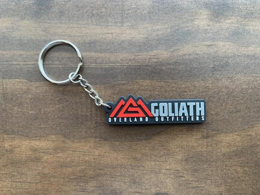 Goliath logo black silicone key chain - Goliath Off Road