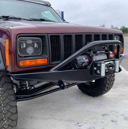 Jeep Cherokee XJ front winch bumper "ROCKER" - Goliath Off Road