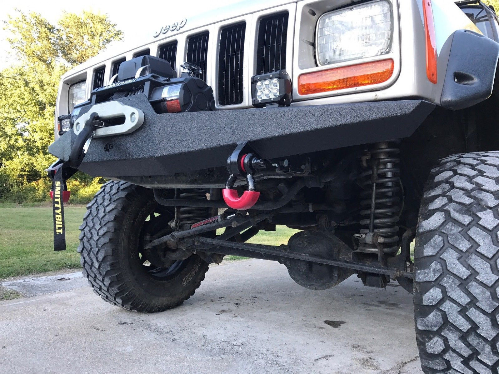 Xj Rocker Mod Jeep Cherokee Xj Front Winch Bumper at Ashley Bruny blog