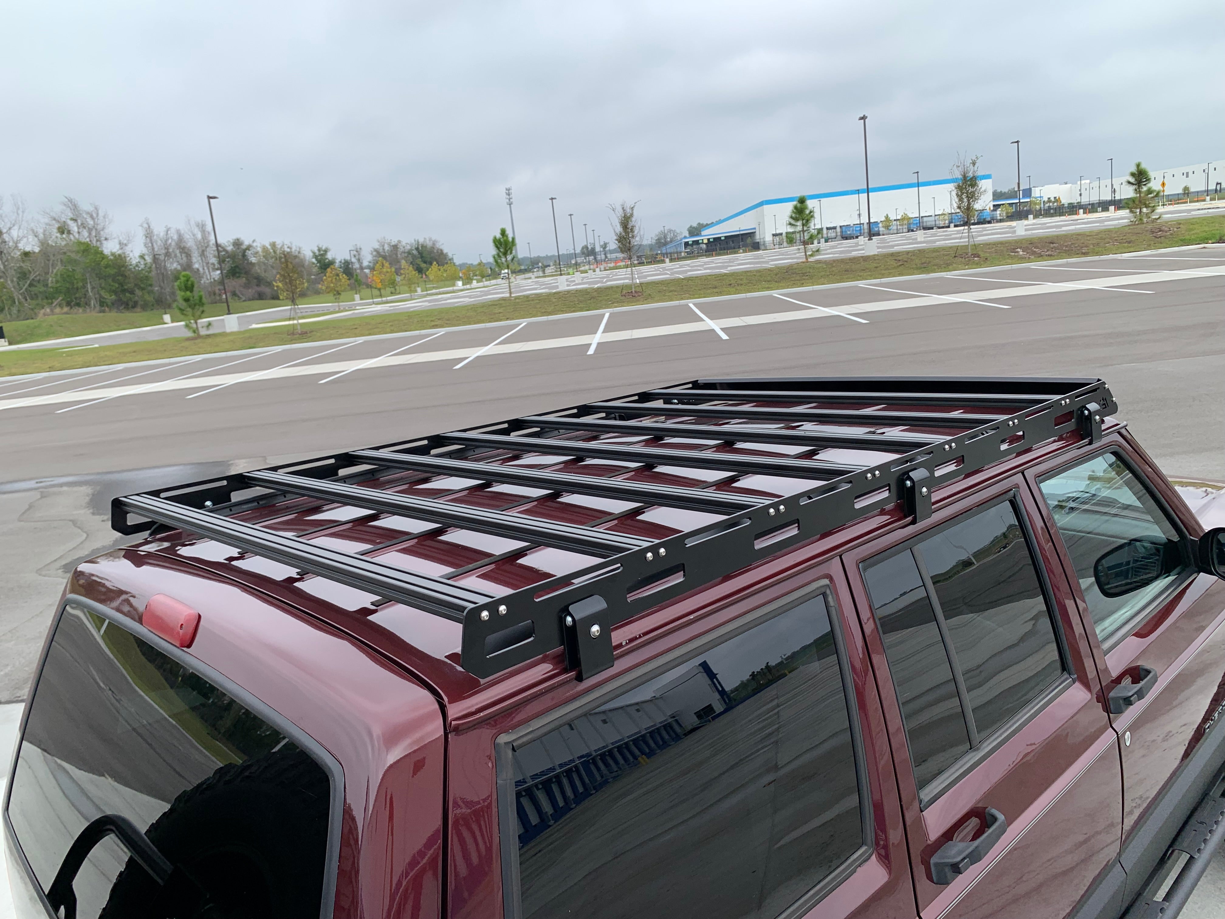 Modular Low Profile Roof Rack Jeep Cherkoee XJ — Goliath Off Road