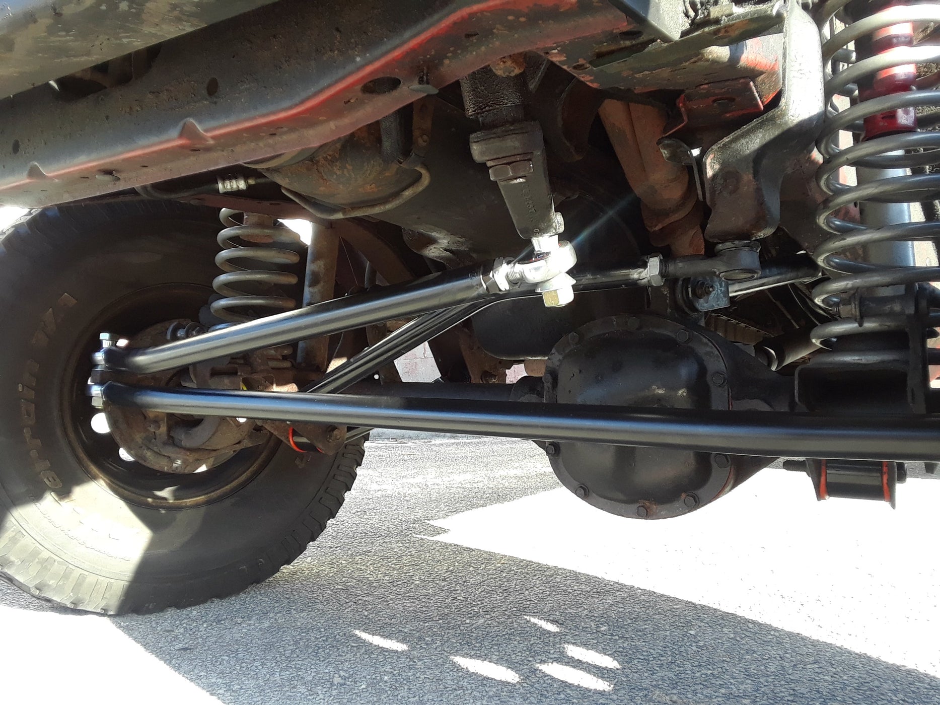 SOLID ROD 1ton steering set high clearance for Jeep XJ TJ ZJ MJ ...