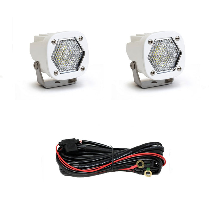 S1 White LED Auxiliary Light Pod Pair - Universal - Goliath Off Road