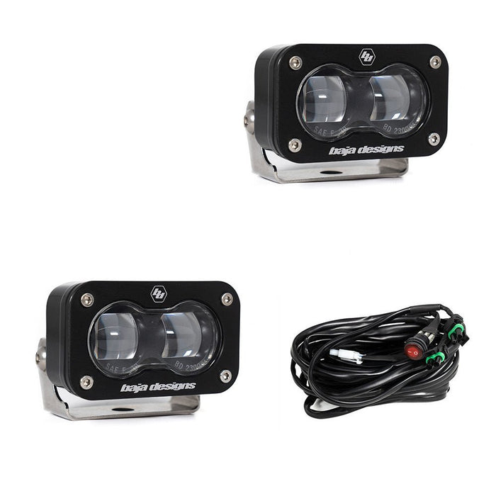 S2 SAE LED Auxiliary Light Pod Pair - Universal - Goliath Off Road