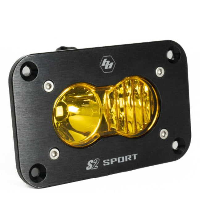 S2 Sport Black Flush Mount LED Auxiliary Light Pod - Universal - Goliath Off Road