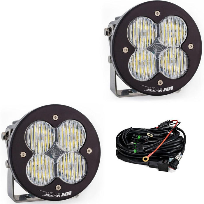 XL-R 80 LED Auxiliary Light Pod Pair - Universal - Goliath Off Road